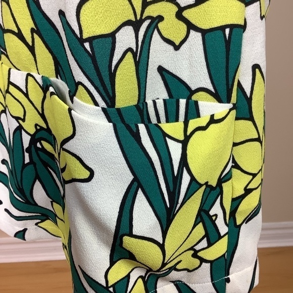 TOPSHOP RETRO 60s VIBE FLORAL SUMMER TOP - Picture 5 of 10